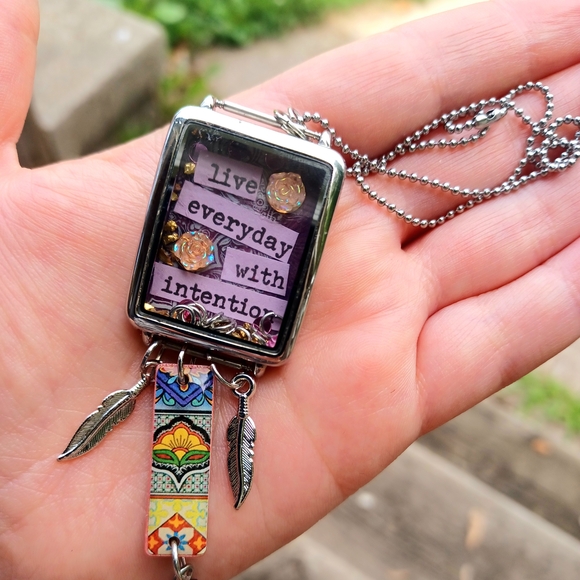 Jewelry - Colorful Inspirational Pendant Necklace